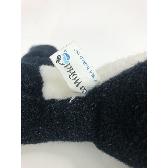 Vintage Sea World Shamu Orca Whale Plush Stuffed Animal 15 Inch - Picture 7 of 10